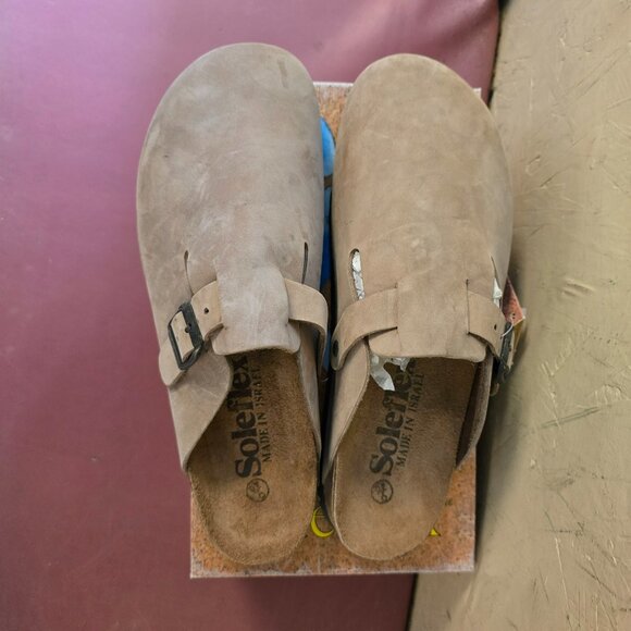 New Light Brown Womens Clogs 6 8 9 - Picture 1 of 4